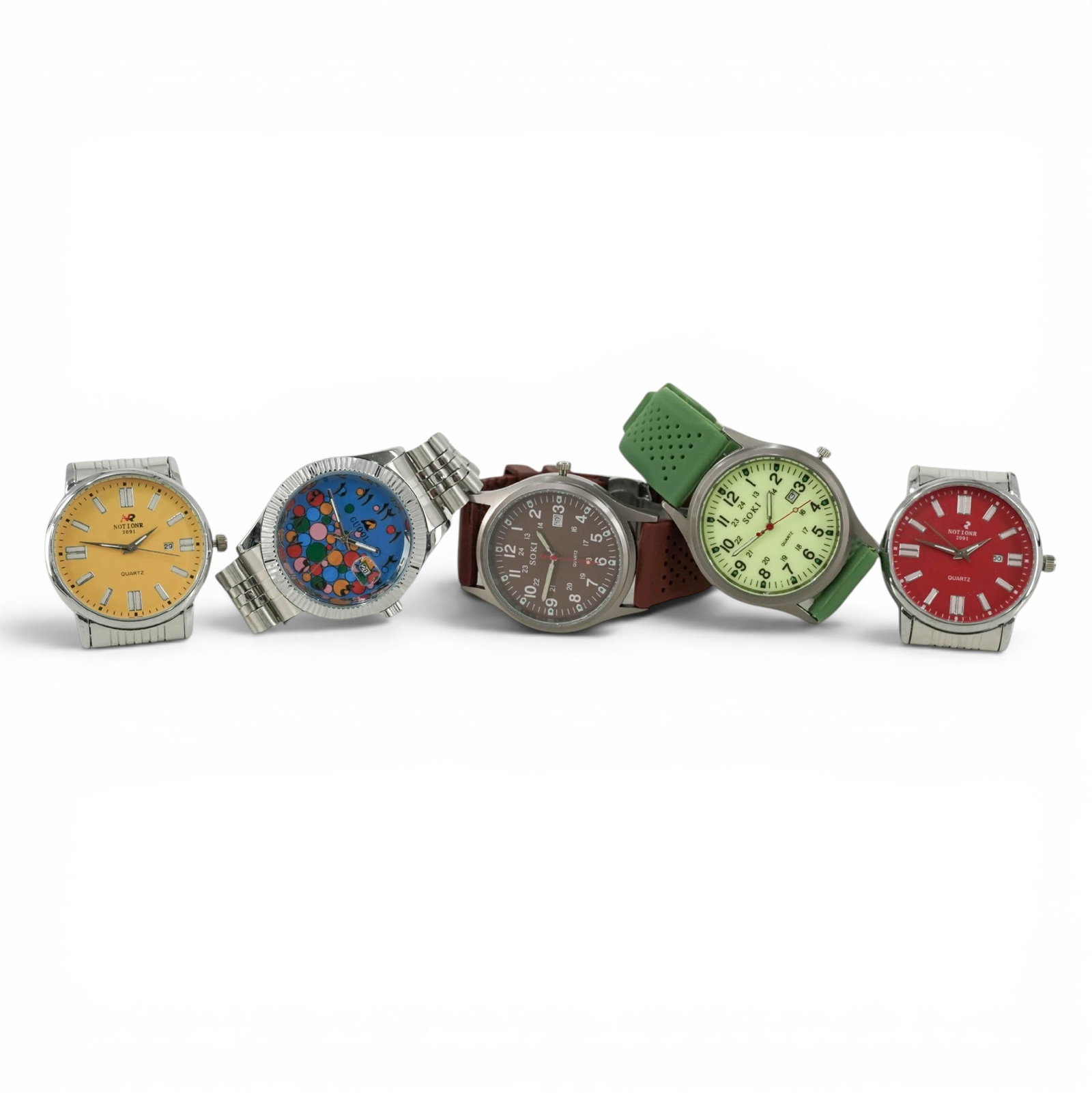 (5 pc) Lot of Men's Wrist Watches (1 of 7)