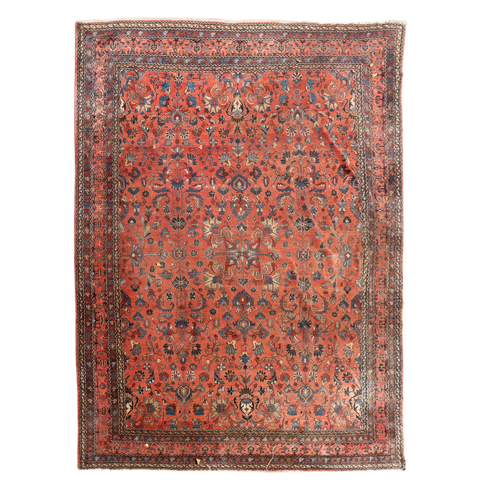 Large Hamadan Persian Wool Rug