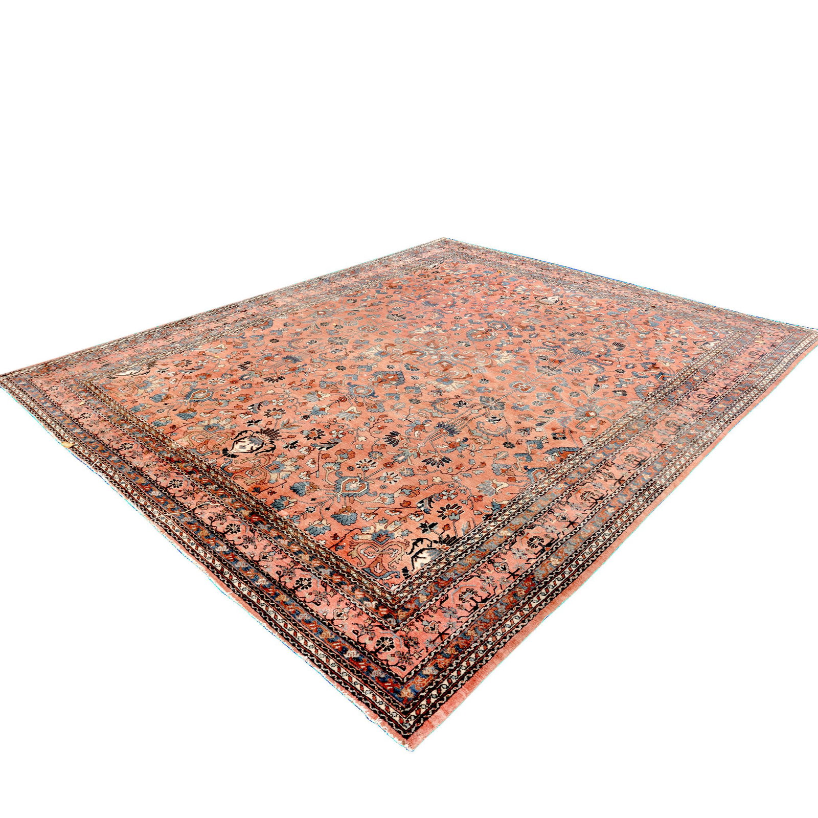 Large Hamadan Persian Wool Rug - 2