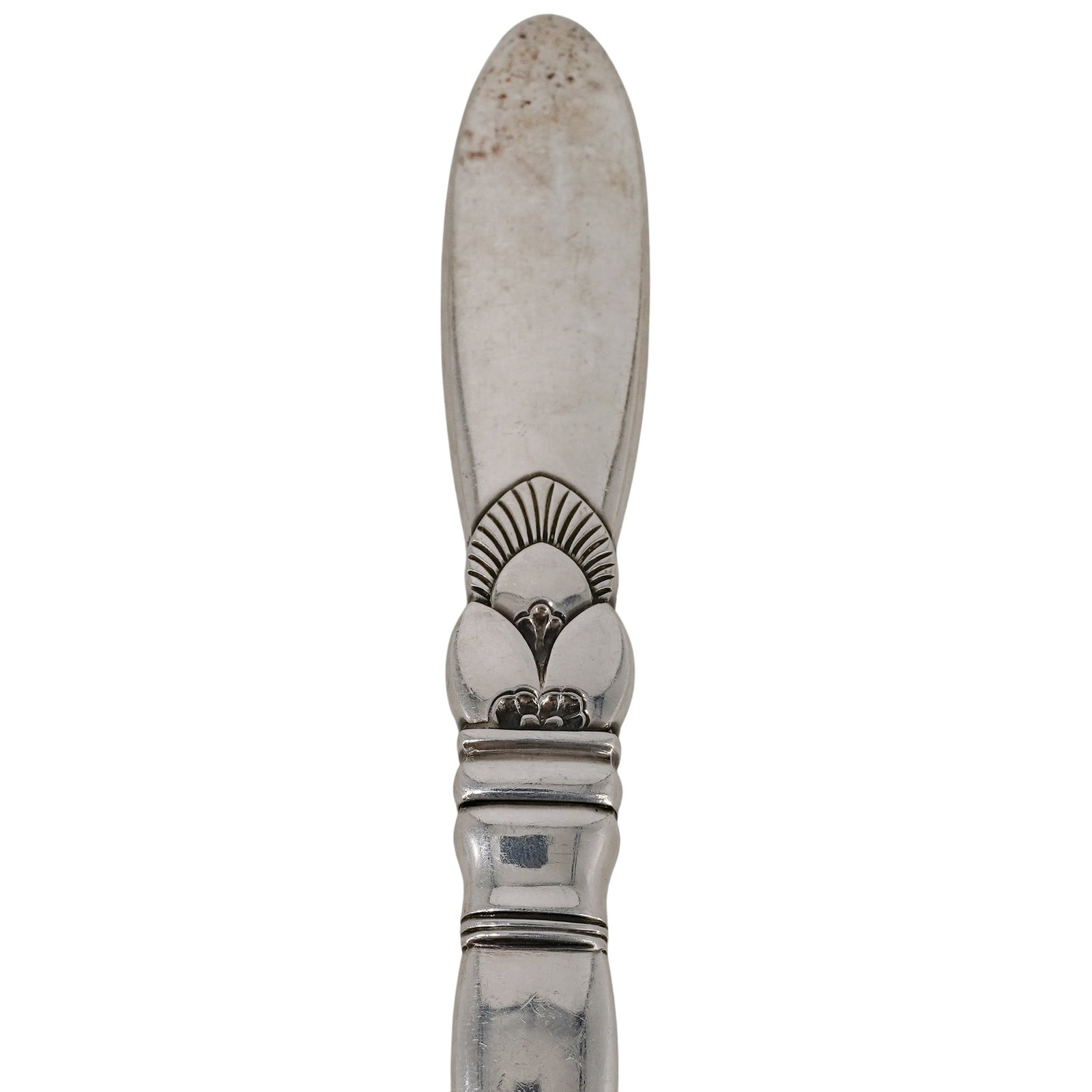 (4 pc) Georg Jensen Sterling Silver Flatware "Cactus" Pattern - 4