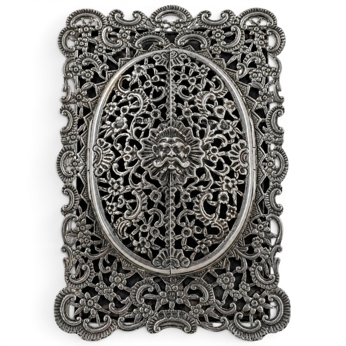 Victorian English Judah Rosenthal, Jacob & Co. Sterling Vanity Frame (1 of 9)