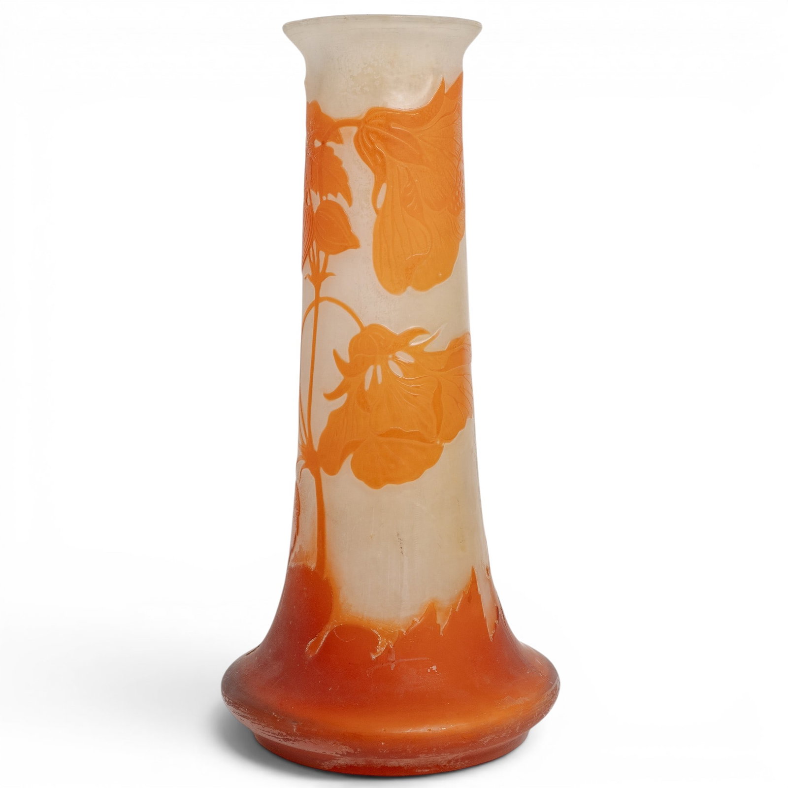 Art Nouveau Galle Cameo Glass Vase (1 of 5)