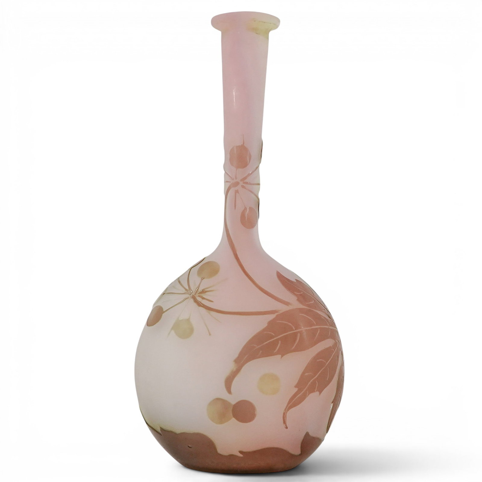 Art Nouveau Galle Cameo Glass Solifleur Vase (1 of 8)