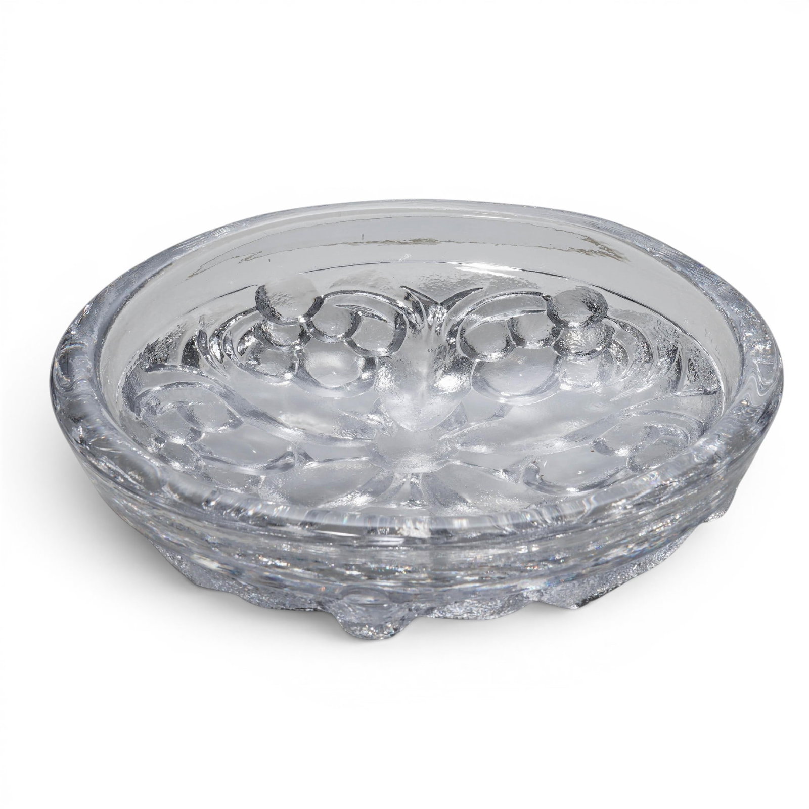 Lars Hellsten x Skruf Glasbruk Heavy Textured Glass Bowl (1 of 5)
