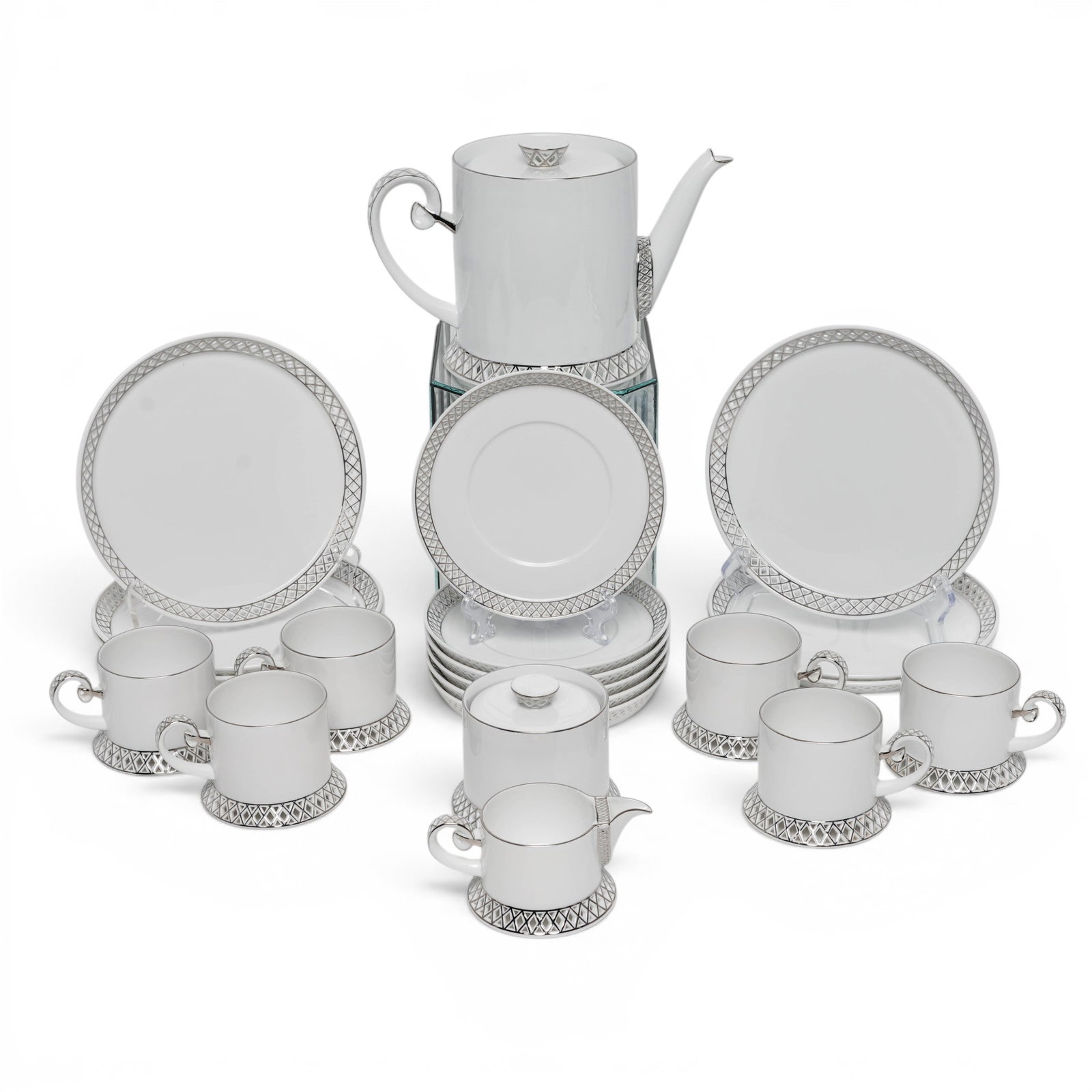 (21 pc) Herend "Babos" Porcelain Tea Service (1 of 14)