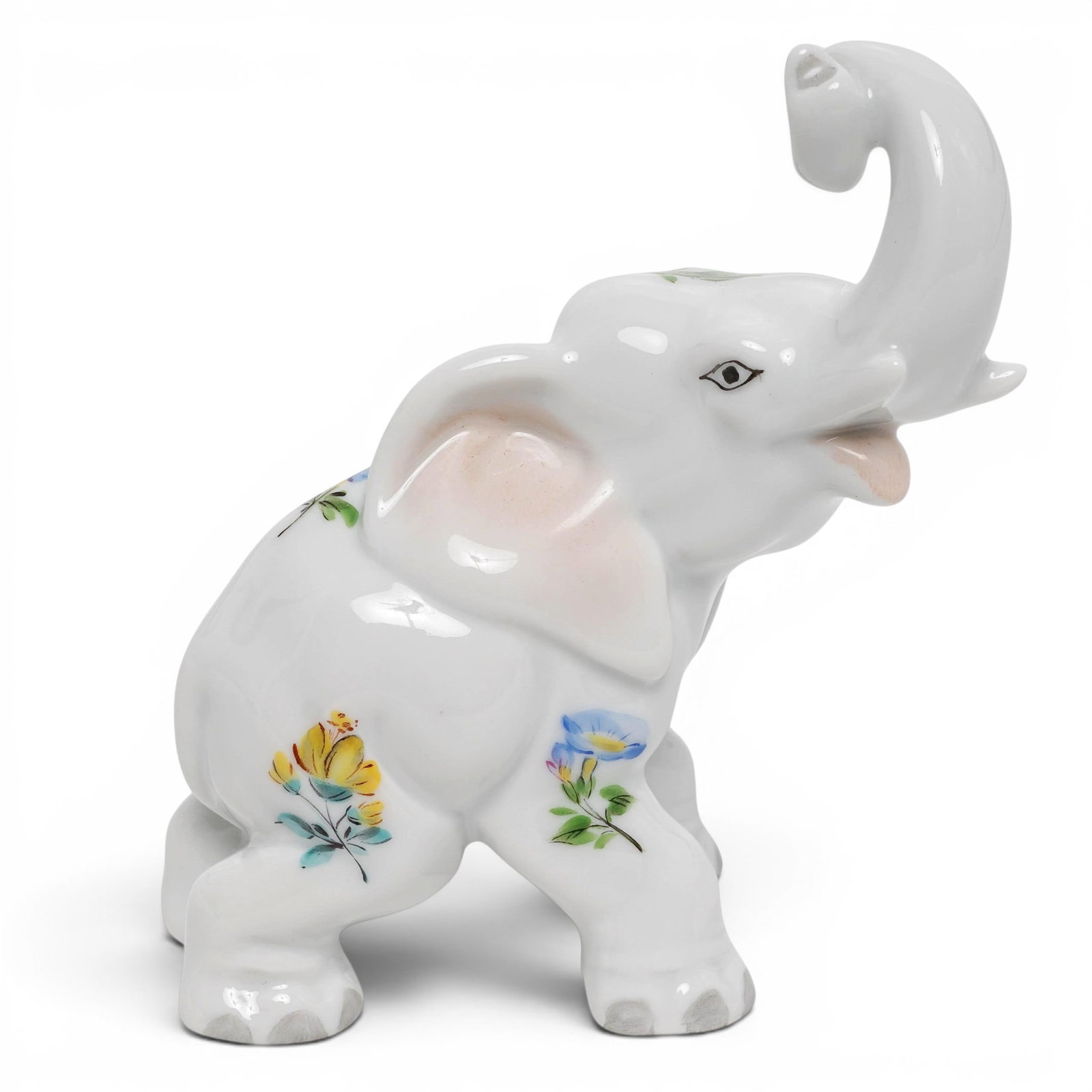 Herend "Thousand Flowers" Porcelain Elephant (1 of 7)