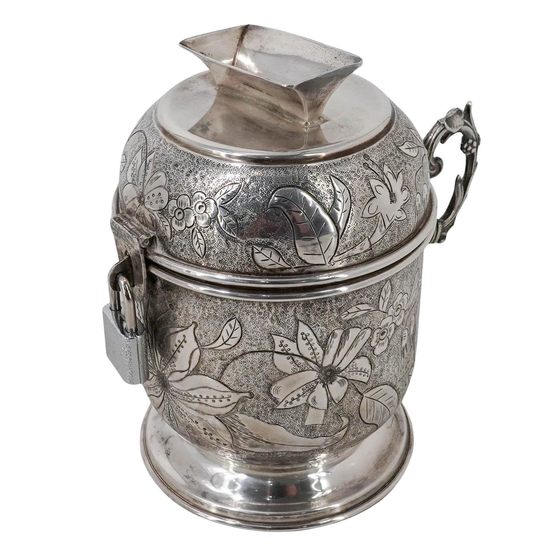 Antique Sterling Silver Coin Bank (1 of 10)