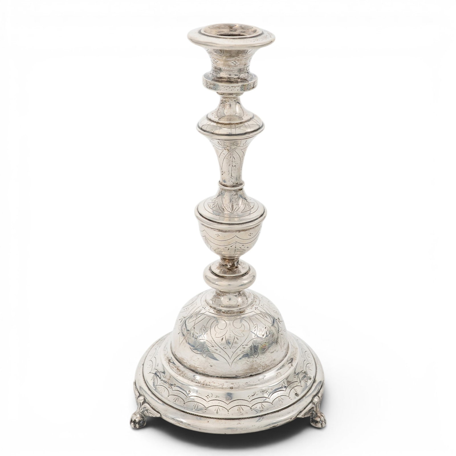 Austro-Hungarian Empire 800 Silver Candlestick (1 of 8)