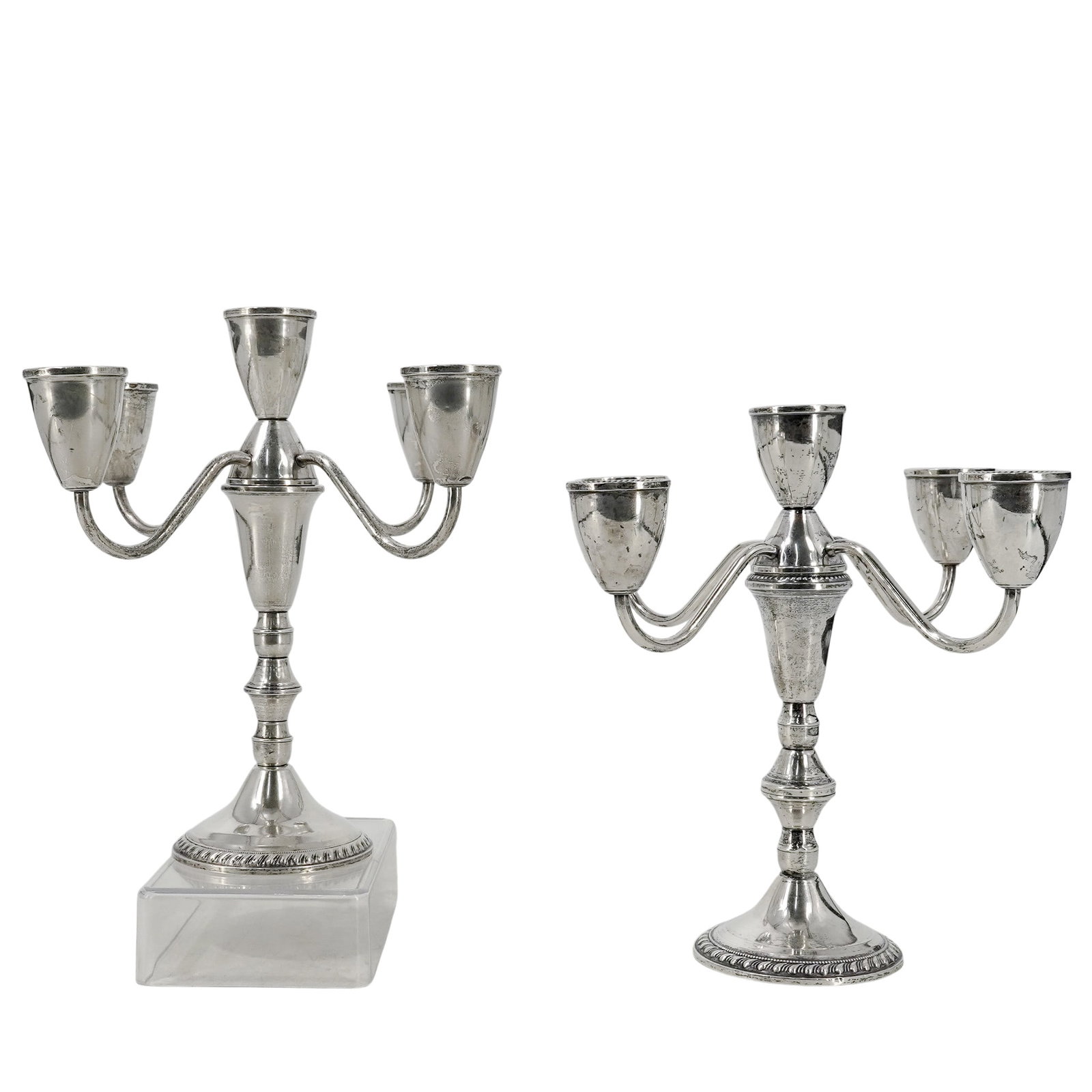 (2pc) Duchin Creation Weighted Sterling Silver Candelabras (1 of 6)