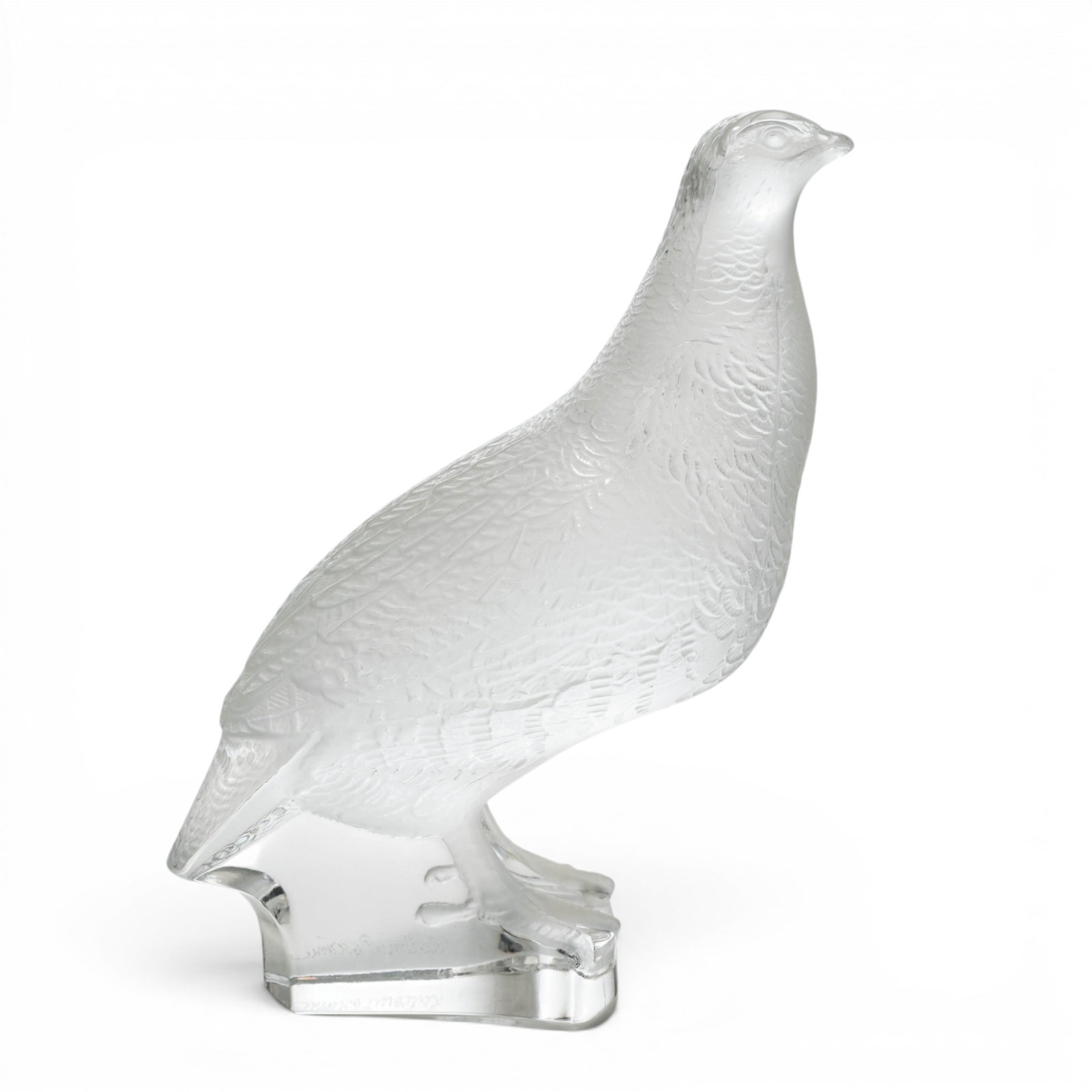 Lalique "Perdrix Debout" Standing Partridge Figurine (1 of 7)
