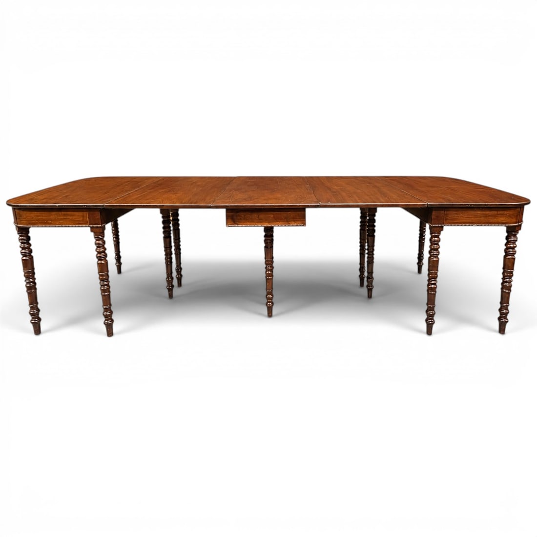Antique Georgian Mahogany Extending Dining Table (1 of 10)