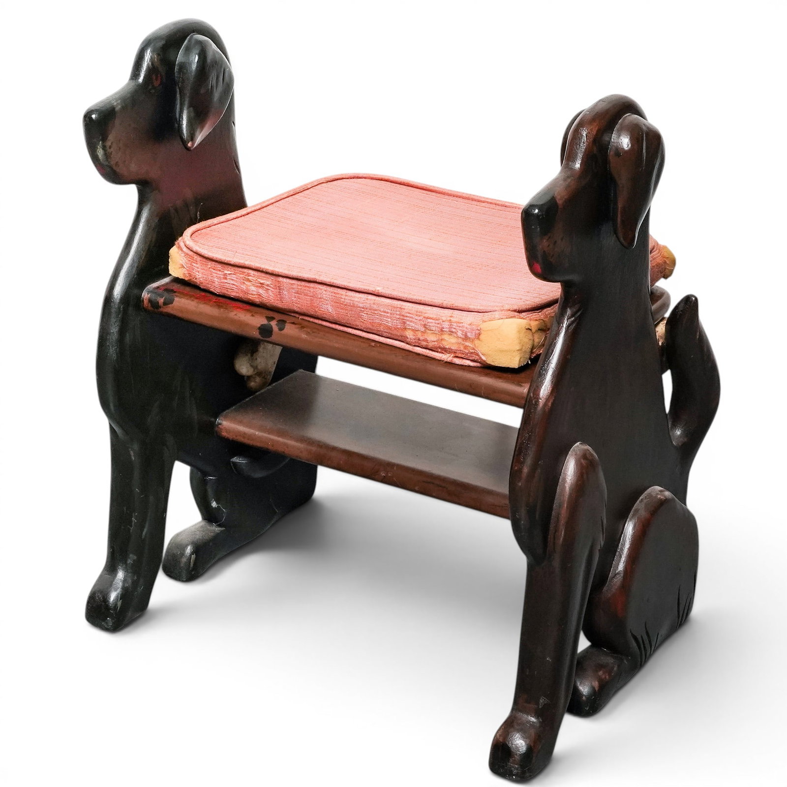 David Ross Folk Art Dog Library Steps (1 of 11)