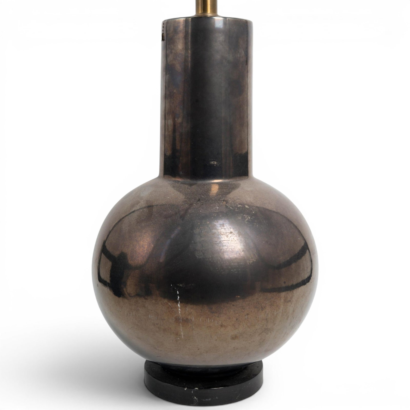 MCM Patinated-Metal Table Lamp (1 of 4)