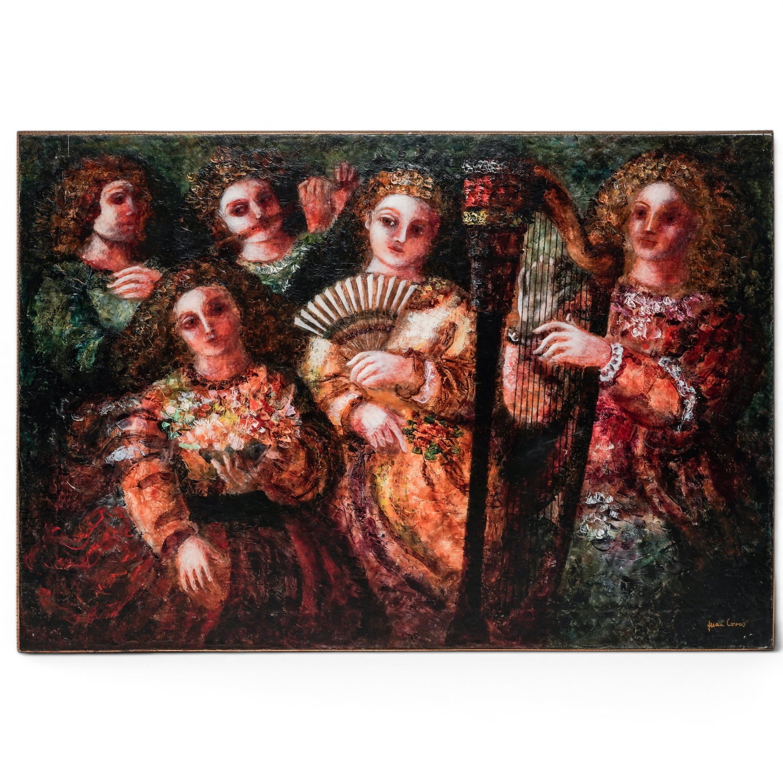 Juan Covas (Spanish, 1927 - 2017) Oil On Canvas Board Painting (1 of 6)