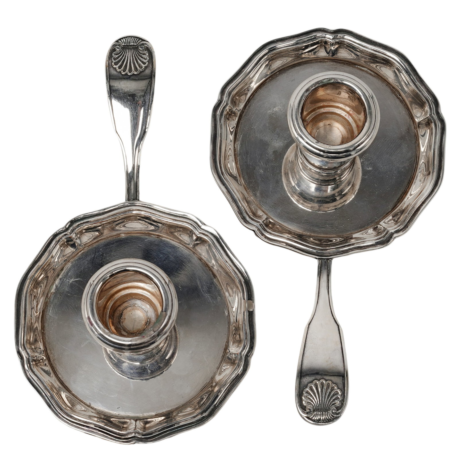 Pair Of Christofle Gallia "Vendome" Silver-Plated Candlesticks (1 of 7)