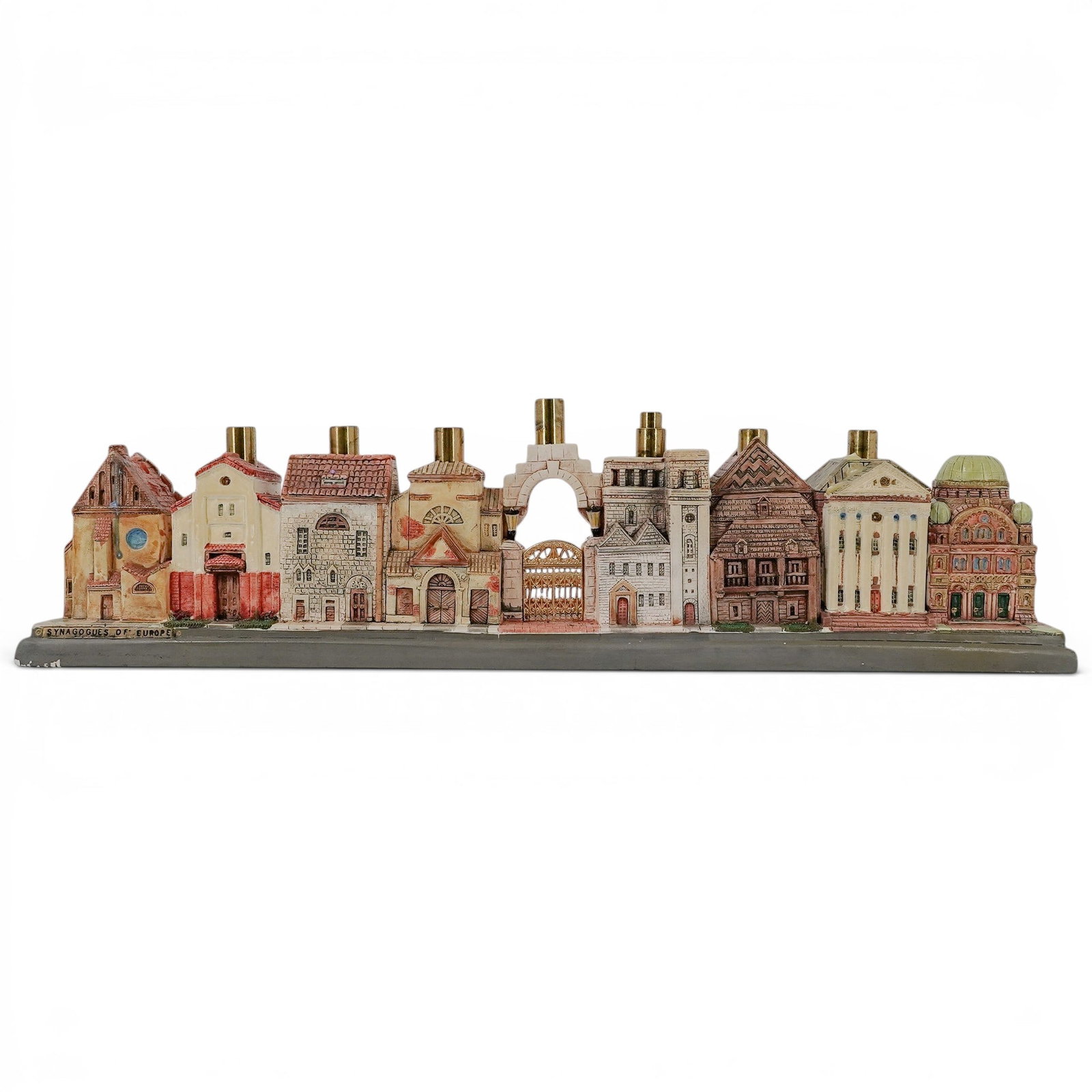 Maude Weisser "Synagogues of Europe" Menorah (1 of 11)
