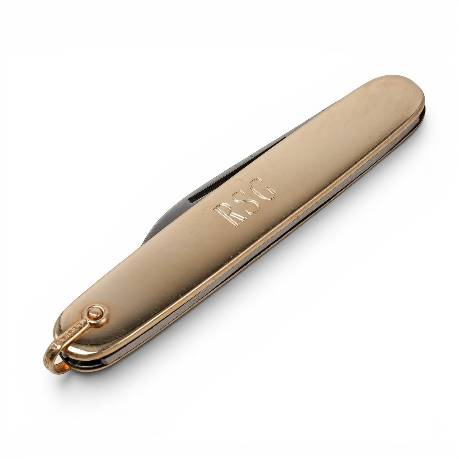 LeStage 12k Gold Filled Gentleman's Knife (1 of 4)