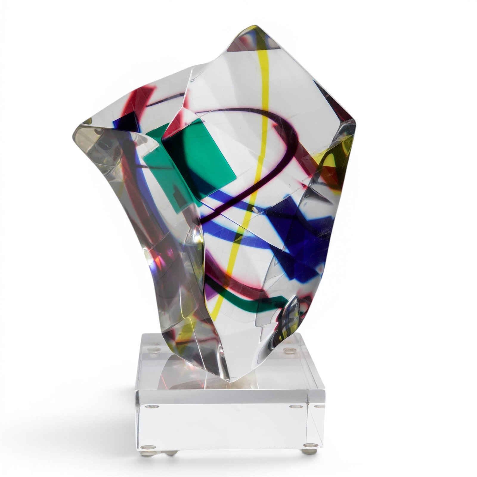 Will Grant (American, B. 1969) Acrylic Prismic Sculpture (1 of 7)
