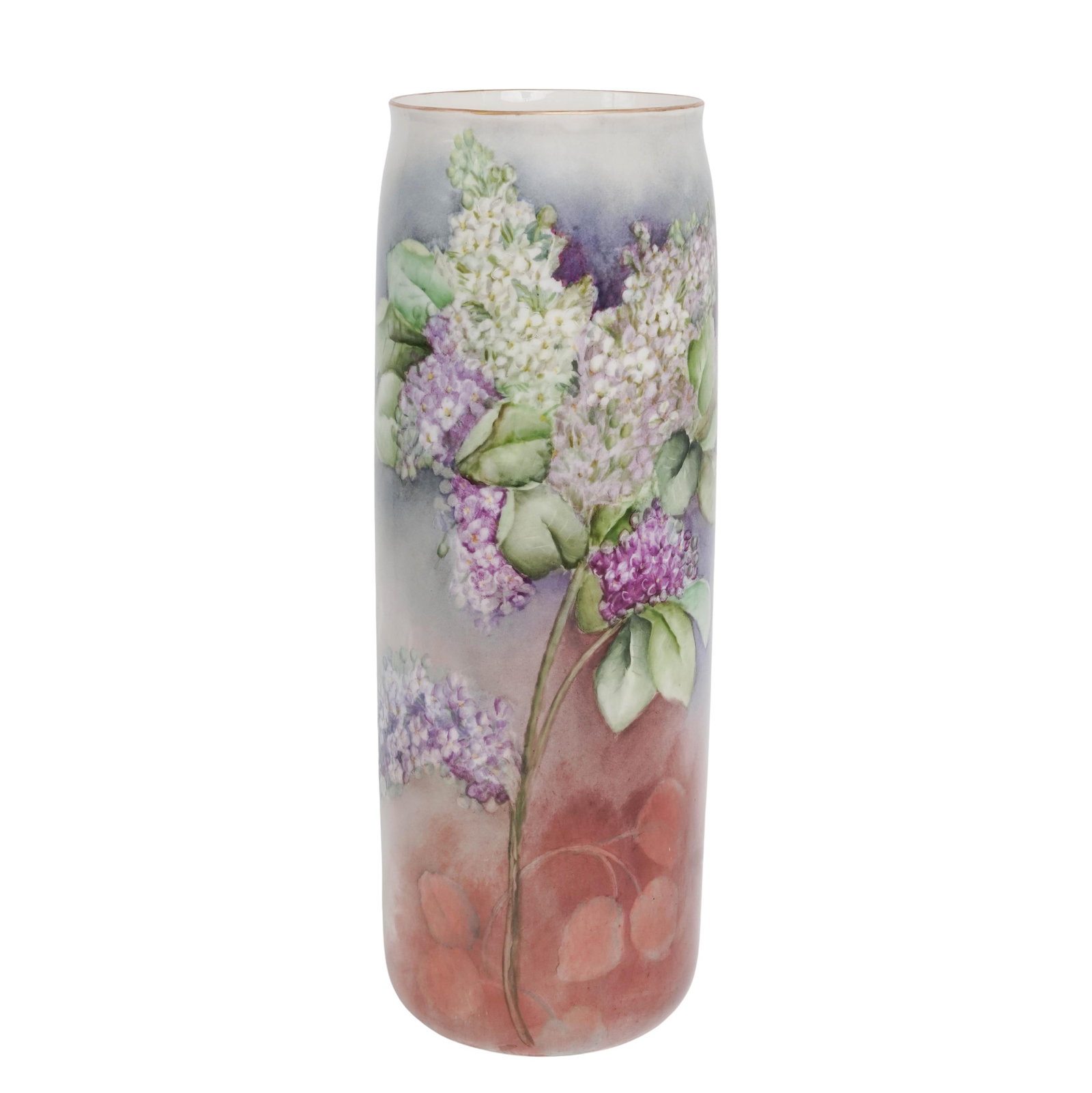 Art Nouveau Lenox Belleek Hand Painted Porcelain Vase (1 of 6)