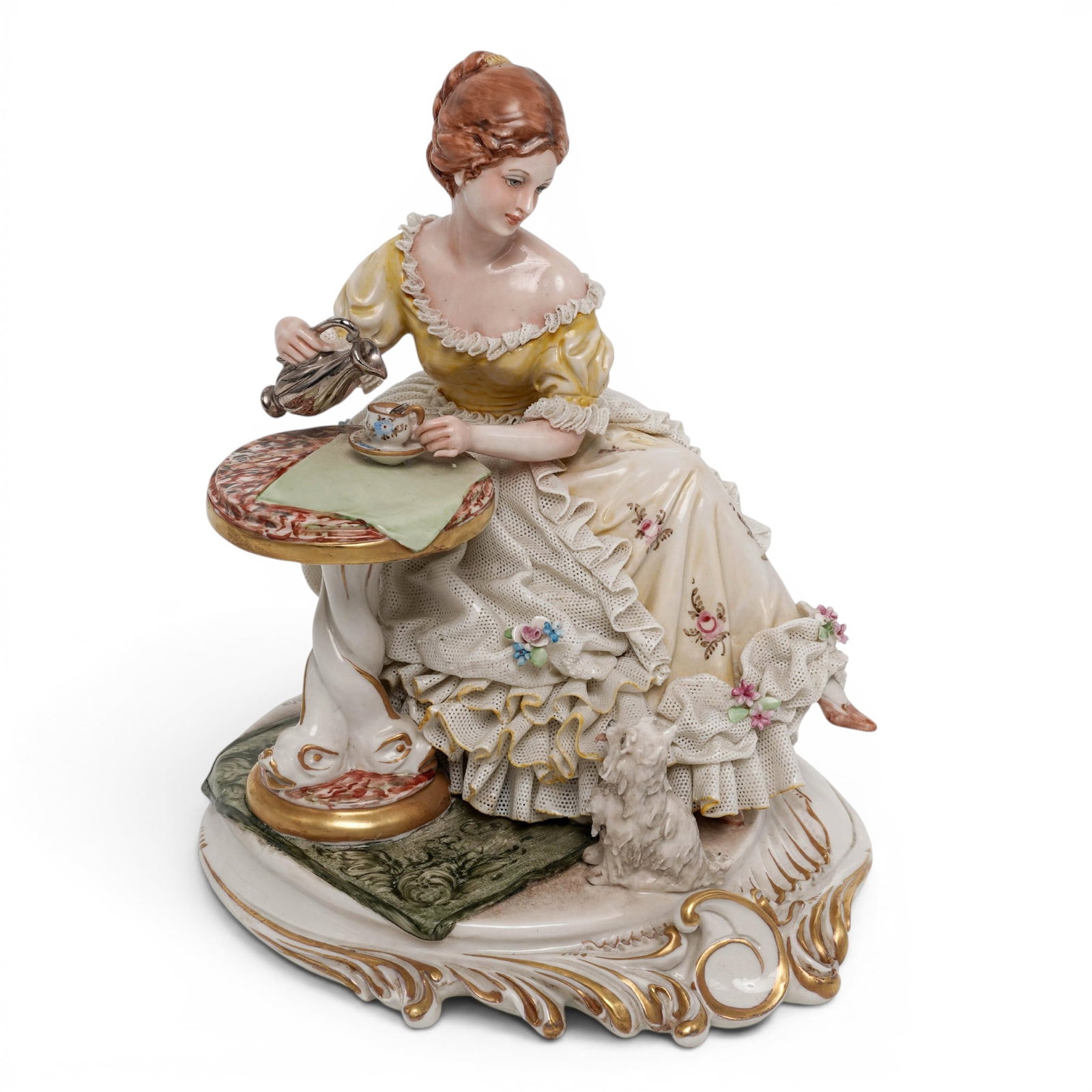 Capodimonte King's Porcelain Figural Group (1 of 13)
