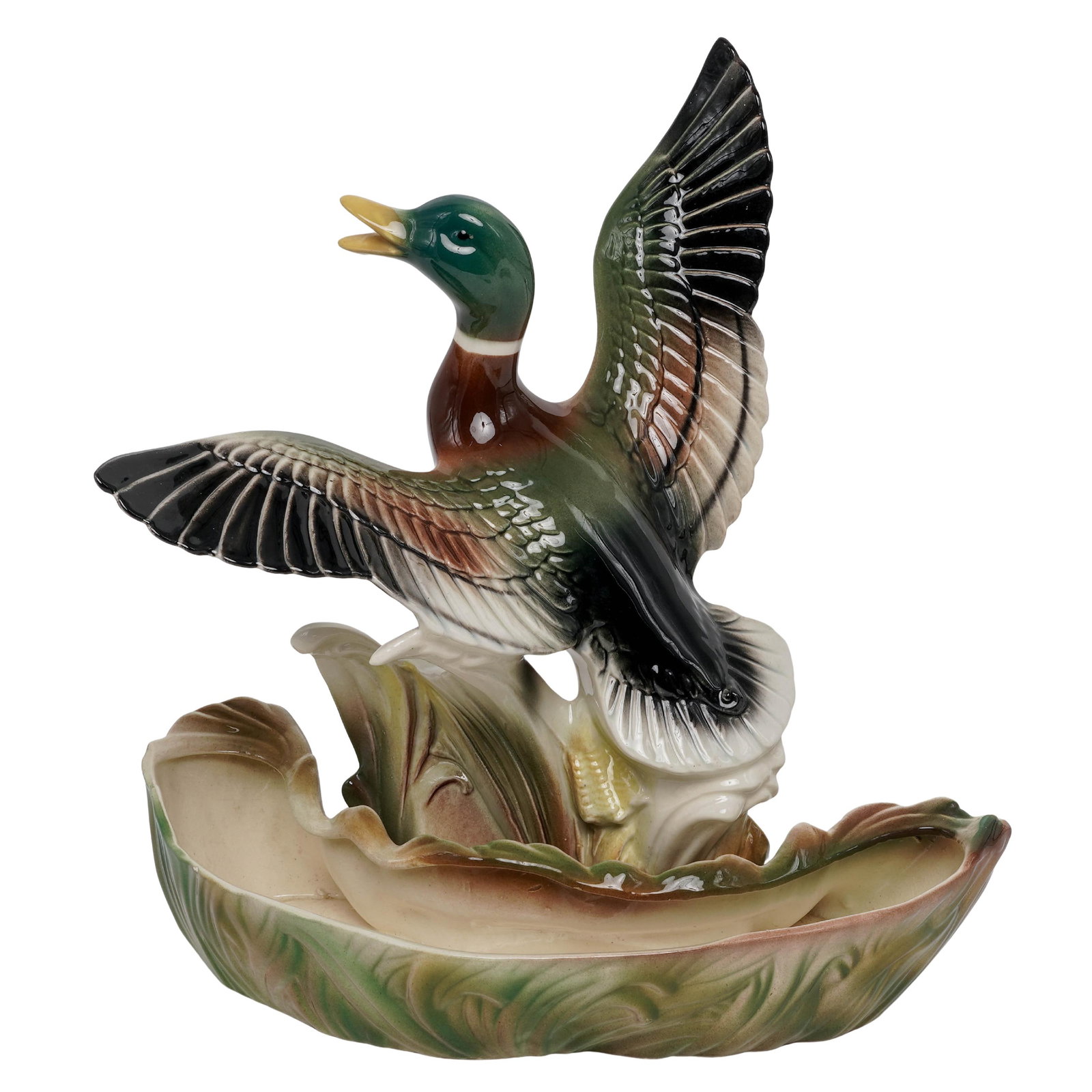 Vintage Lane & Co. Porcelain Mallard Duck Planter (1 of 12)