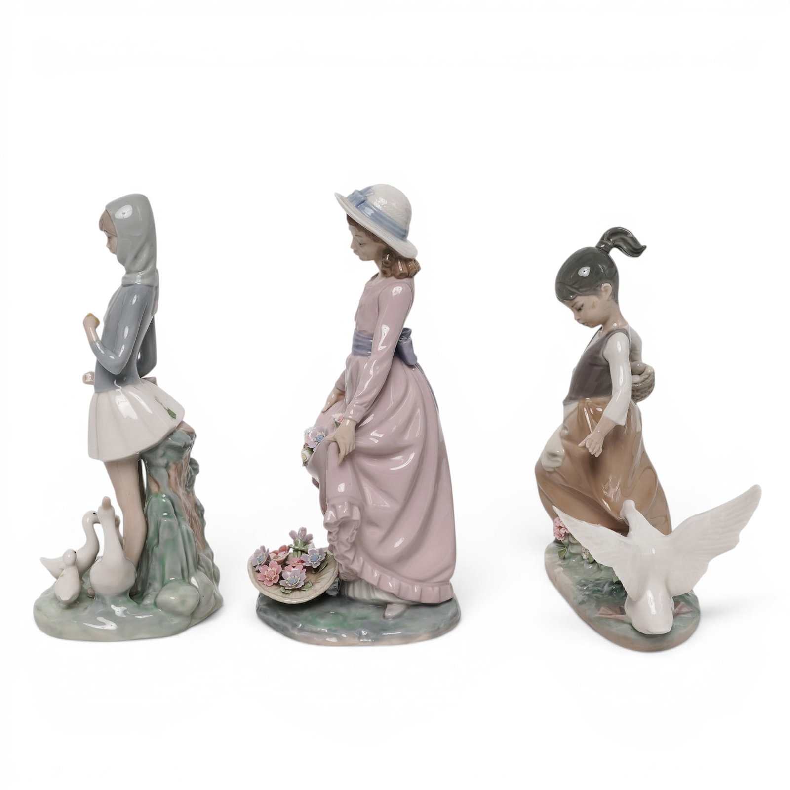 (3 pcs) Lladro Porcelain Figurines - 5