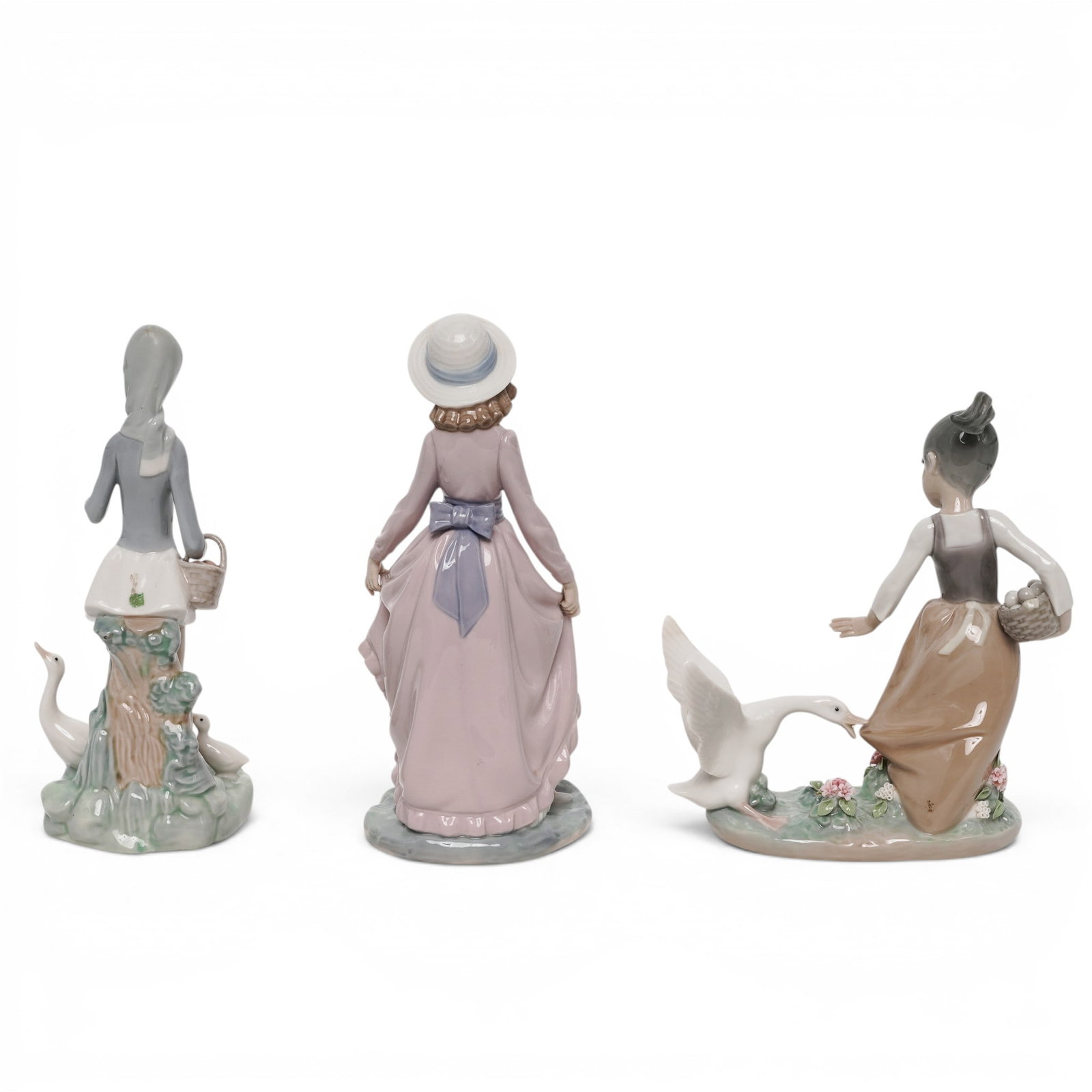 (3 pcs) Lladro Porcelain Figurines - 6