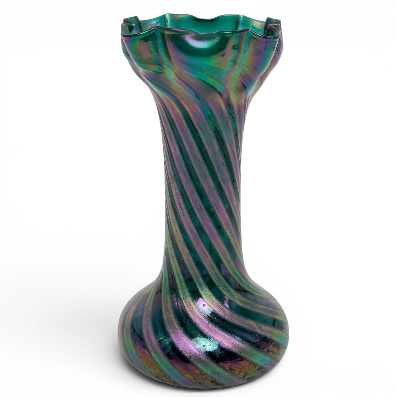 Art Nouveau Kralik Iridescent Glass Vase (1 of 9)