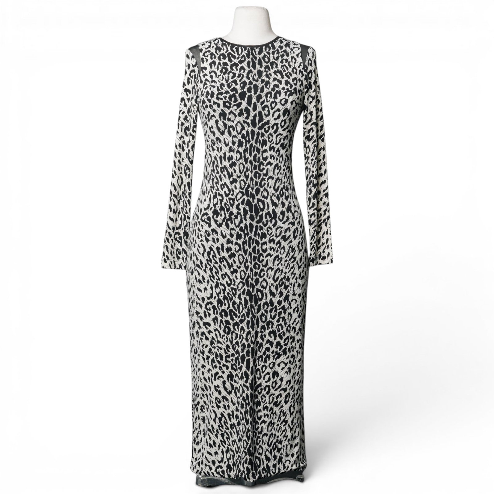 Le Superbe White Leopard Print Dress (1 of 9)