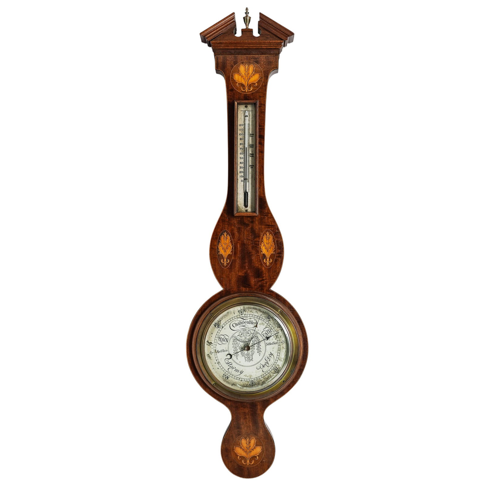 Antique Tycos Aneroid Banjo Wall Barometer (1 of 6)