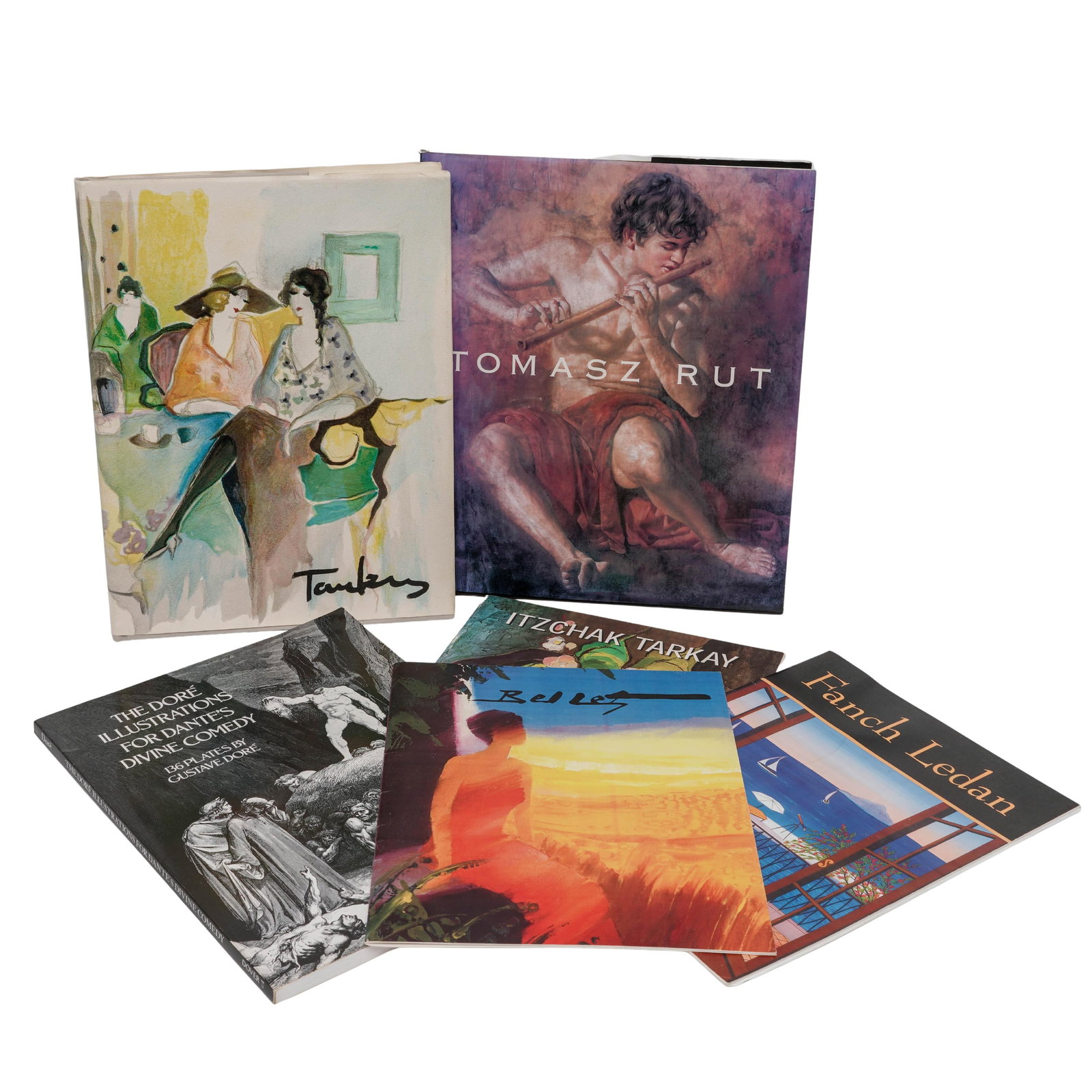 (6 pc) Grouping of Contemporary Art Books: (6 pc) Grouping of Contemporary Art Books Late 20th Century, USA Group of six art books and exhibition publications featuring contemporary and classical artists. Includes: (1) 2007, Signed Emile Belle