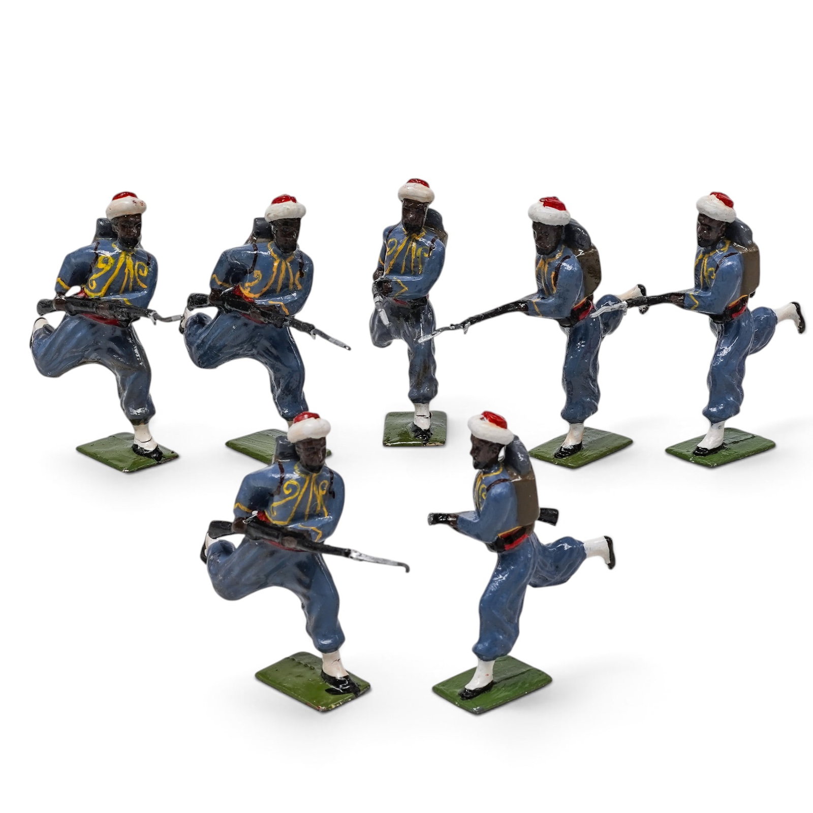 (7 pc) CBG Mignot Soldat Plomb Lead Toy Soldiers (1 of 5)