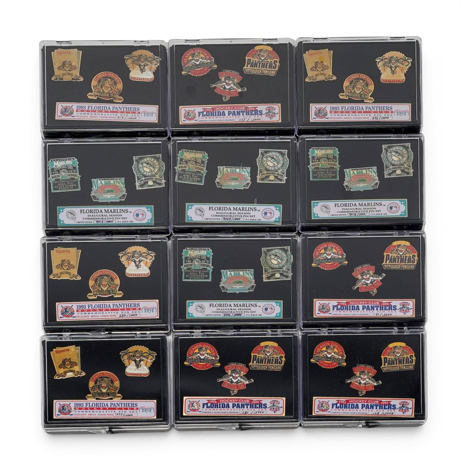 (12 pcs) Florida Panthers & Marlins Pins (1 of 7)