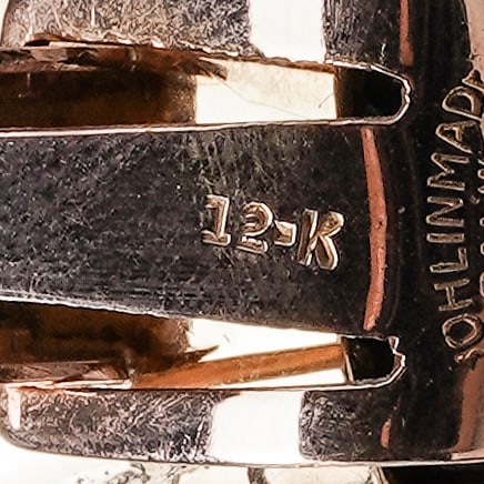 Bohlin Made 22K, 14K, & 12K Gold Buffalo Bolo Tie - 8