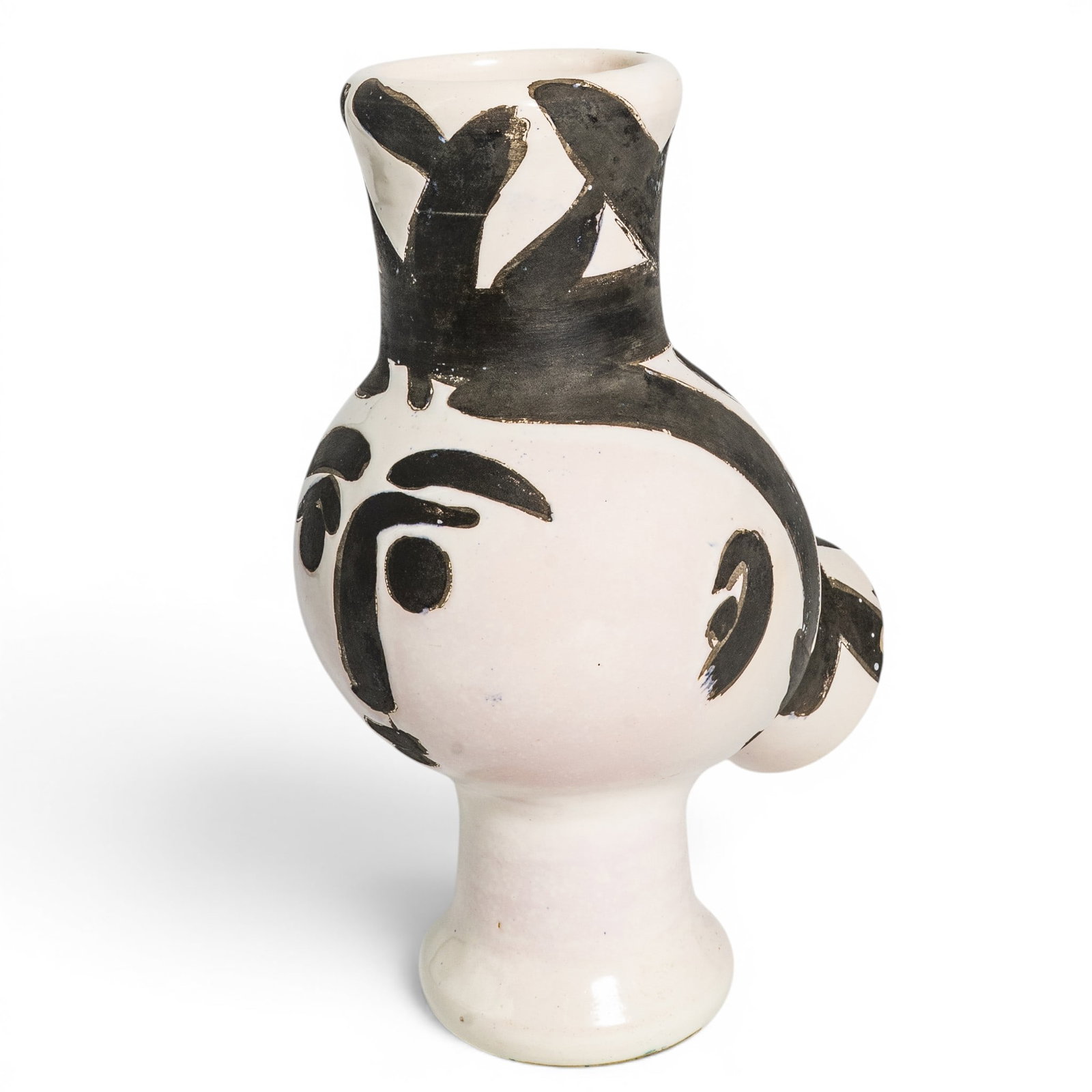 Pablo Picasso (1881 - 1973) "Chouette Femme" (Owl Woman): Pablo Picasso (1881 - 1973) "Chouette Femme" (Owl Woman) 1950s, Spain PABLO PICASSO (A. R. 119) (1881 - 1973) CHOUETTE FEMME Terre de faïence vase, 1951, from the edition of 500, inscribed 'Edition