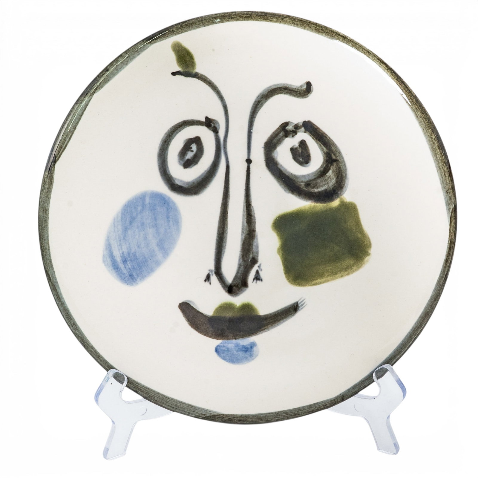 Pablo Picasso (1881 - 1973) "Visage No. 197" Plate (1 of 8)