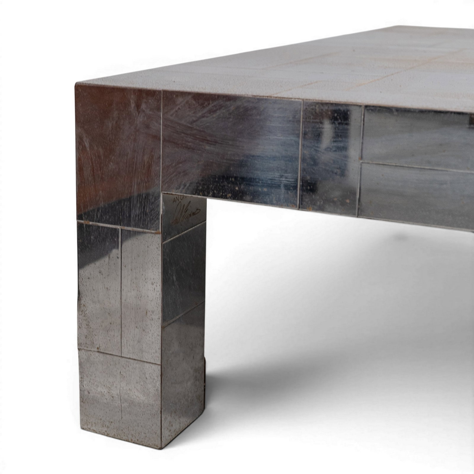 Paul Evans "Cityscape" Patchwork Chrome Coffee Table - 3