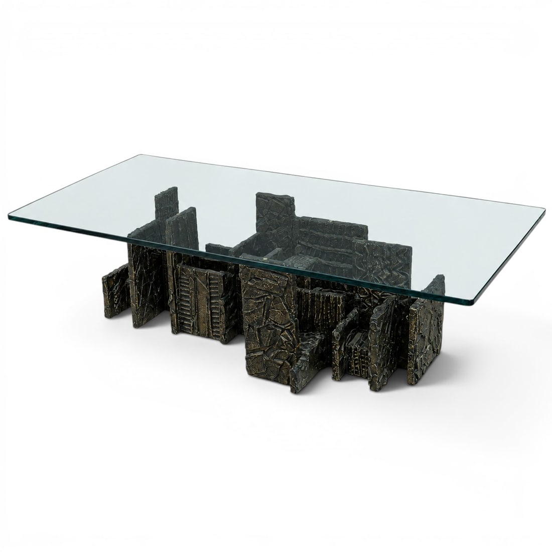 Paul Evans (American, 1931-1987) Bronze Coffee Table (1 of 5)