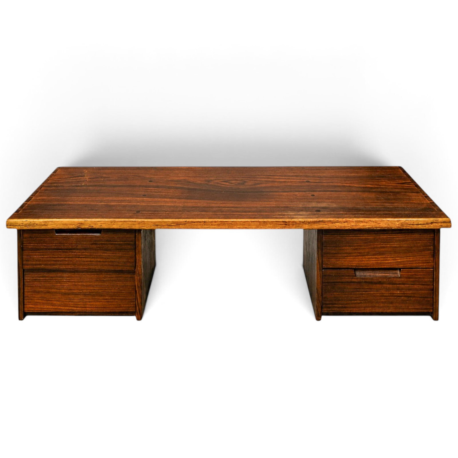 George Nakashima Walnut Hanging Wall Shelf Desk (1 of 9)