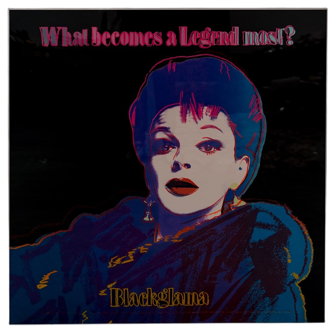 Andy Warhol (USA. 1928-1987) "Blackglama" Silkscreen (1 of 7)