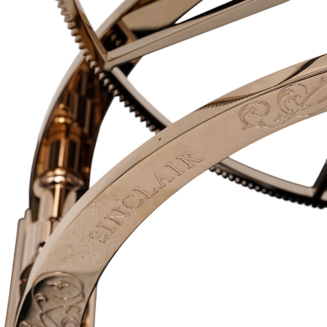 Asprey Harding Sinclair Great Wheel Skeleton Clock - 10