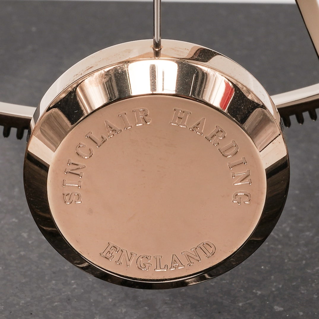 Asprey Harding Sinclair Great Wheel Skeleton Clock - 11
