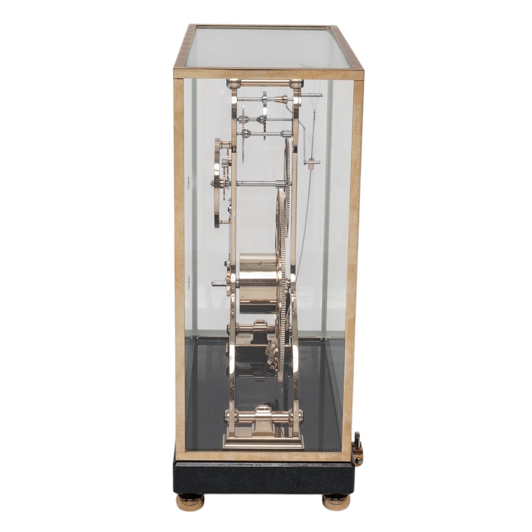 Asprey Harding Sinclair Great Wheel Skeleton Clock - 2