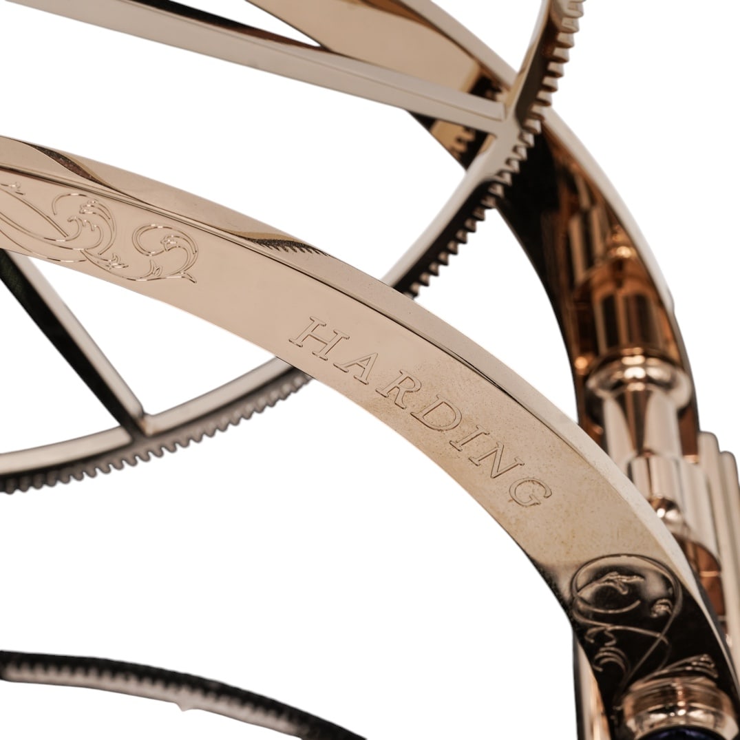 Asprey Harding Sinclair Great Wheel Skeleton Clock - 9