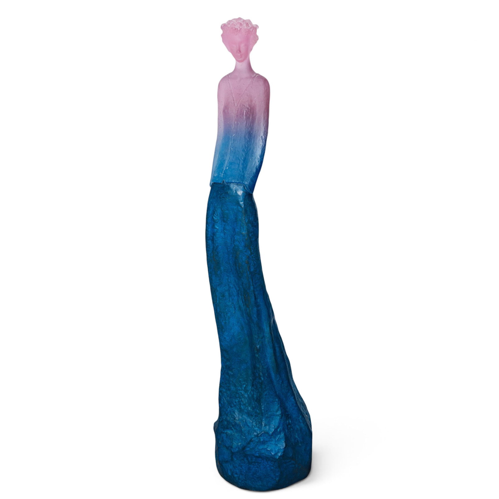 Daum x Jean Phillipe Richard "Charlotte" Pate De Verre Crystal & Bronze Sculpture (1 of 11)