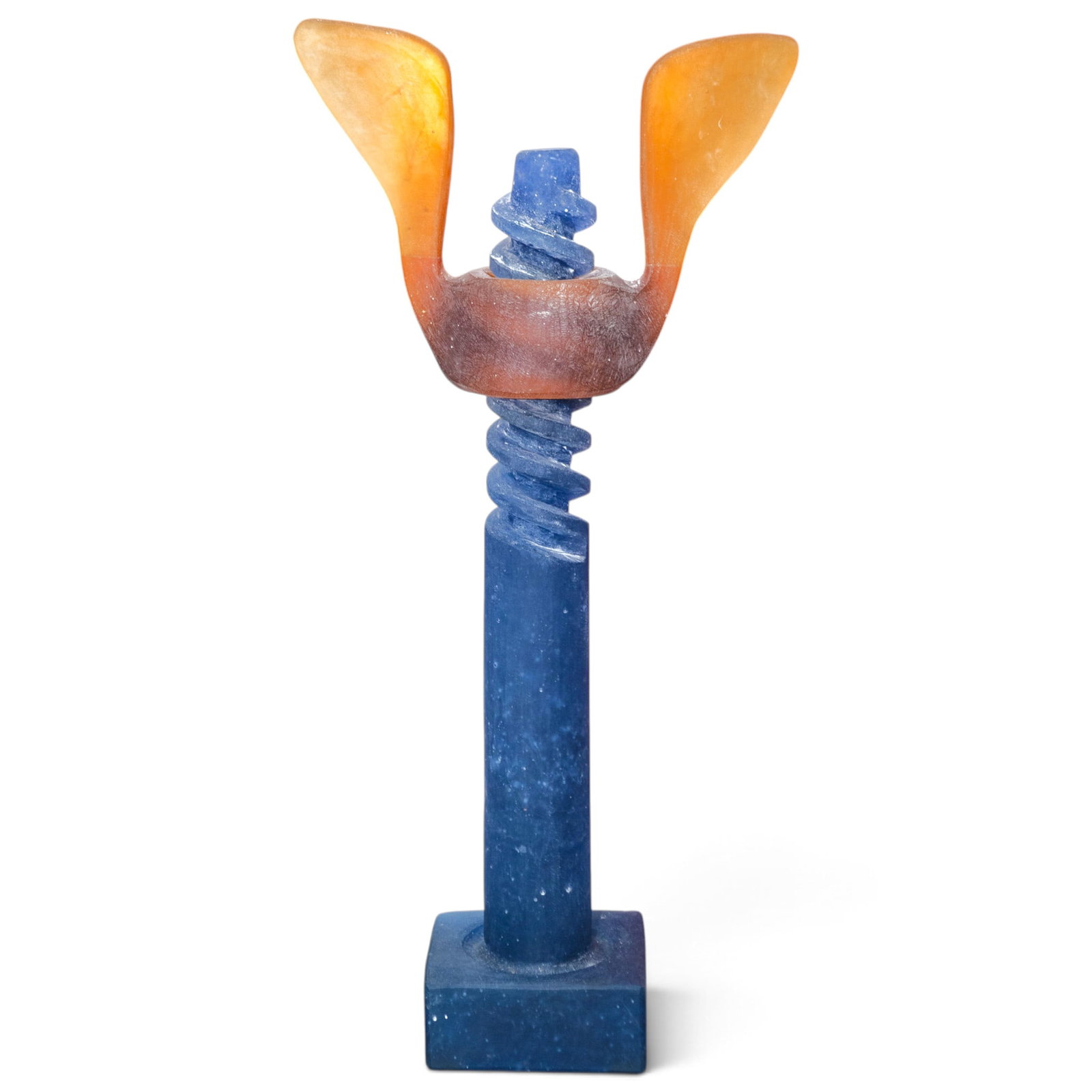 Rick Beck (Canadian, 1960-) "Square Belt & Wing Nuts" Glass Sculpture (1 of 9)
