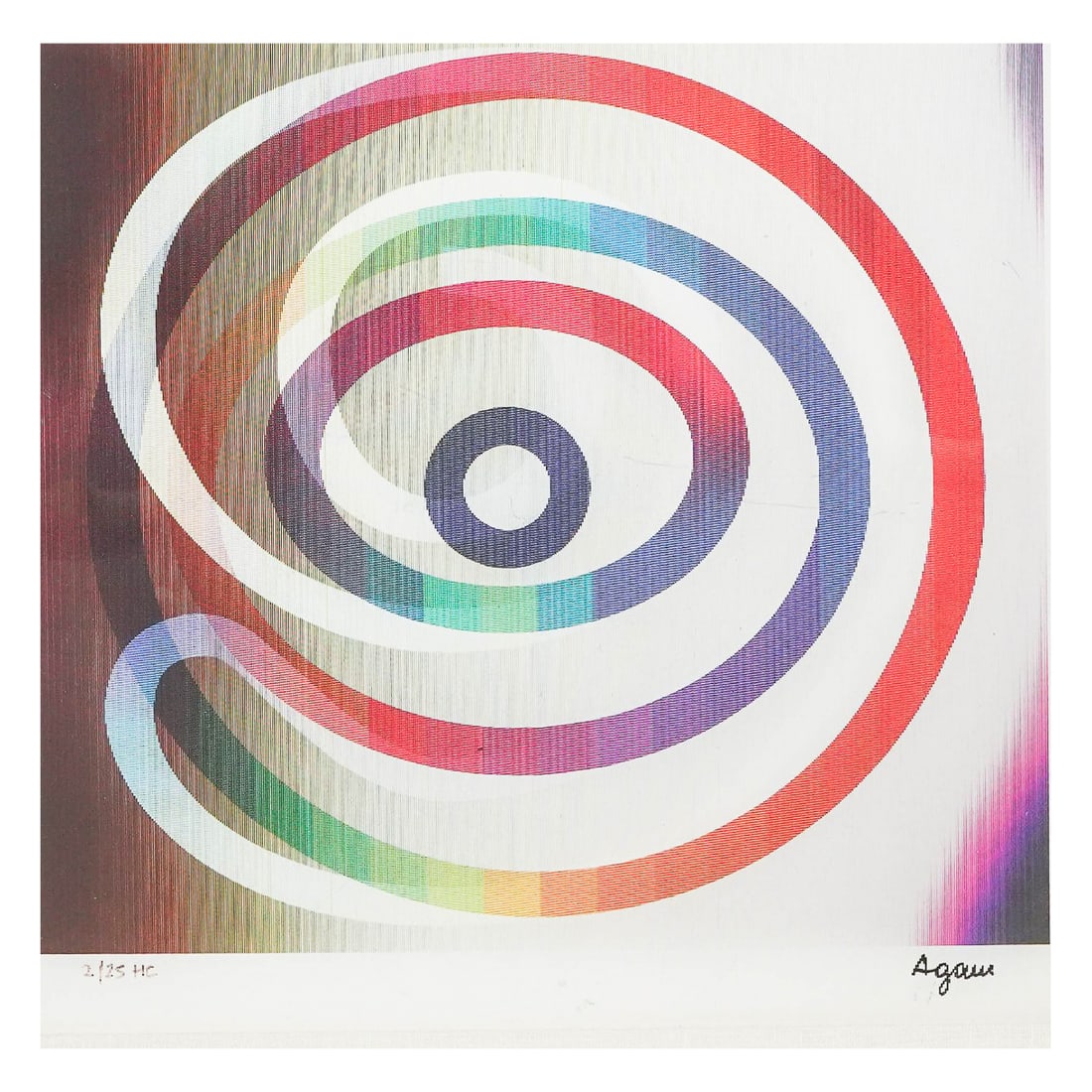 Yaacov Agam (Israeli, 1928-2026) "Festival Night Dance" OP-Art Agamograph (1 of 9)