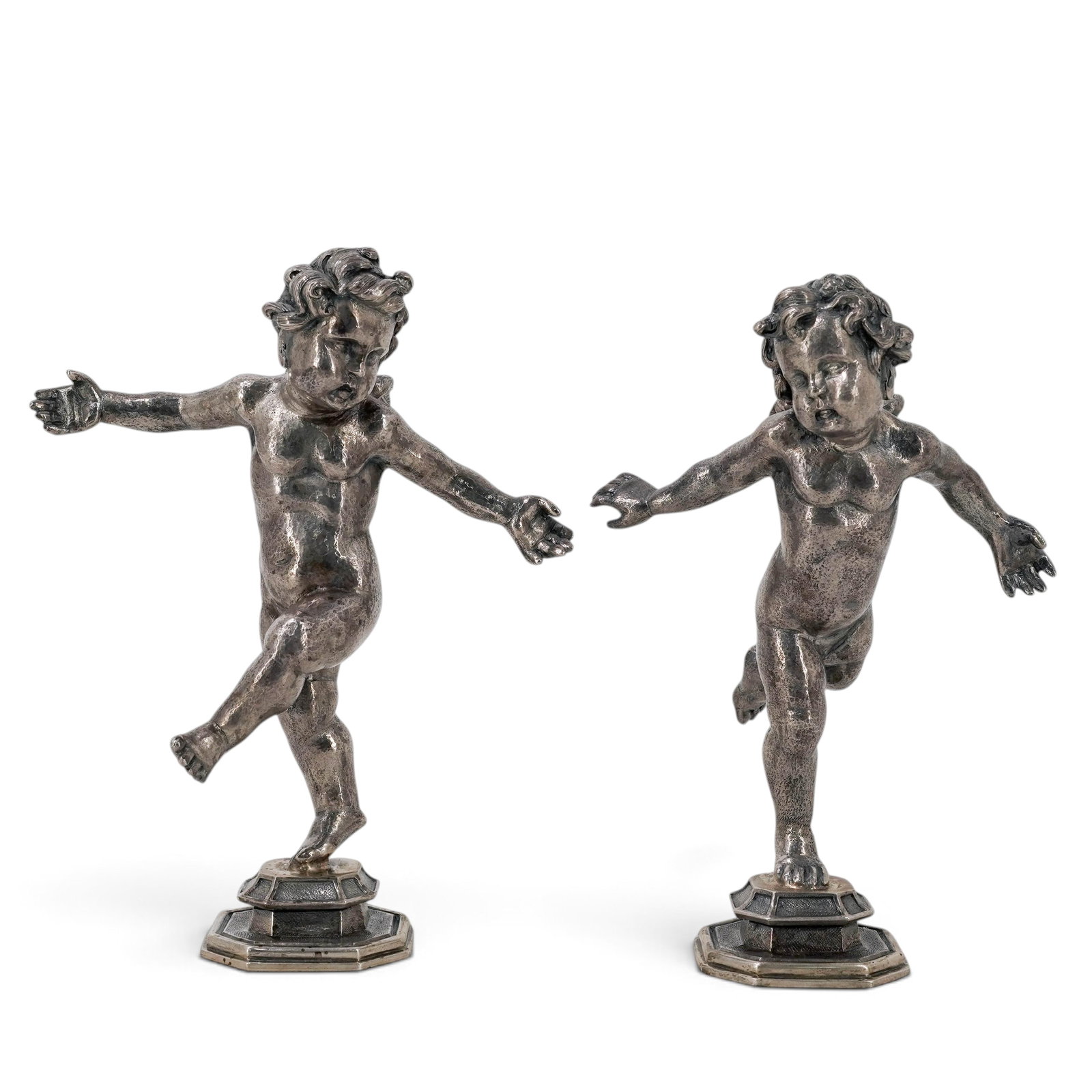 Pair Buccellati Sterling Silver Cherub Angel Figurines (1 of 7)