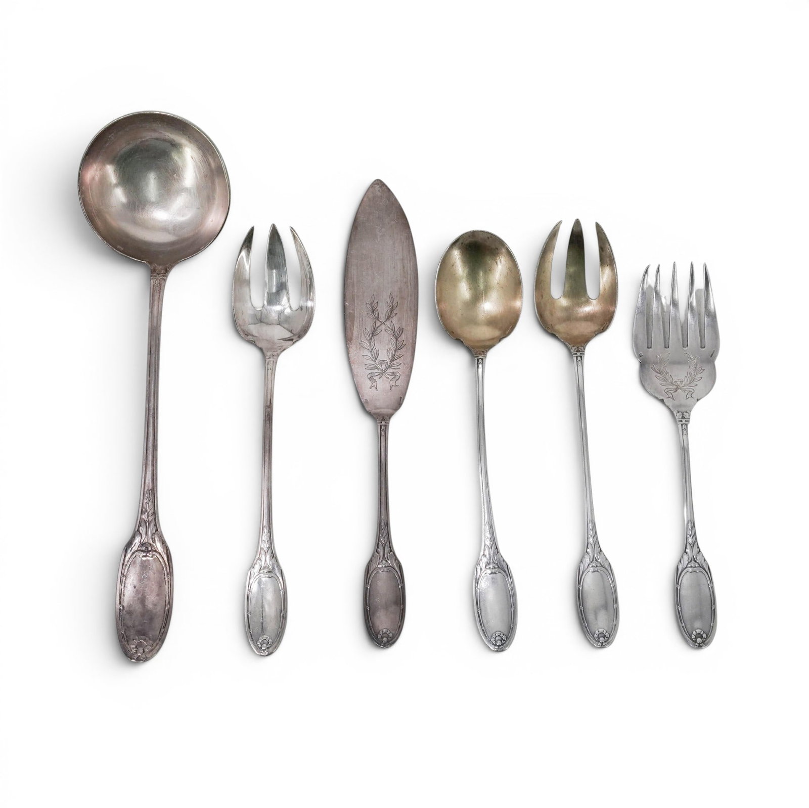 (190 pcs) Christofle Silver Plated Flatware Set - 2