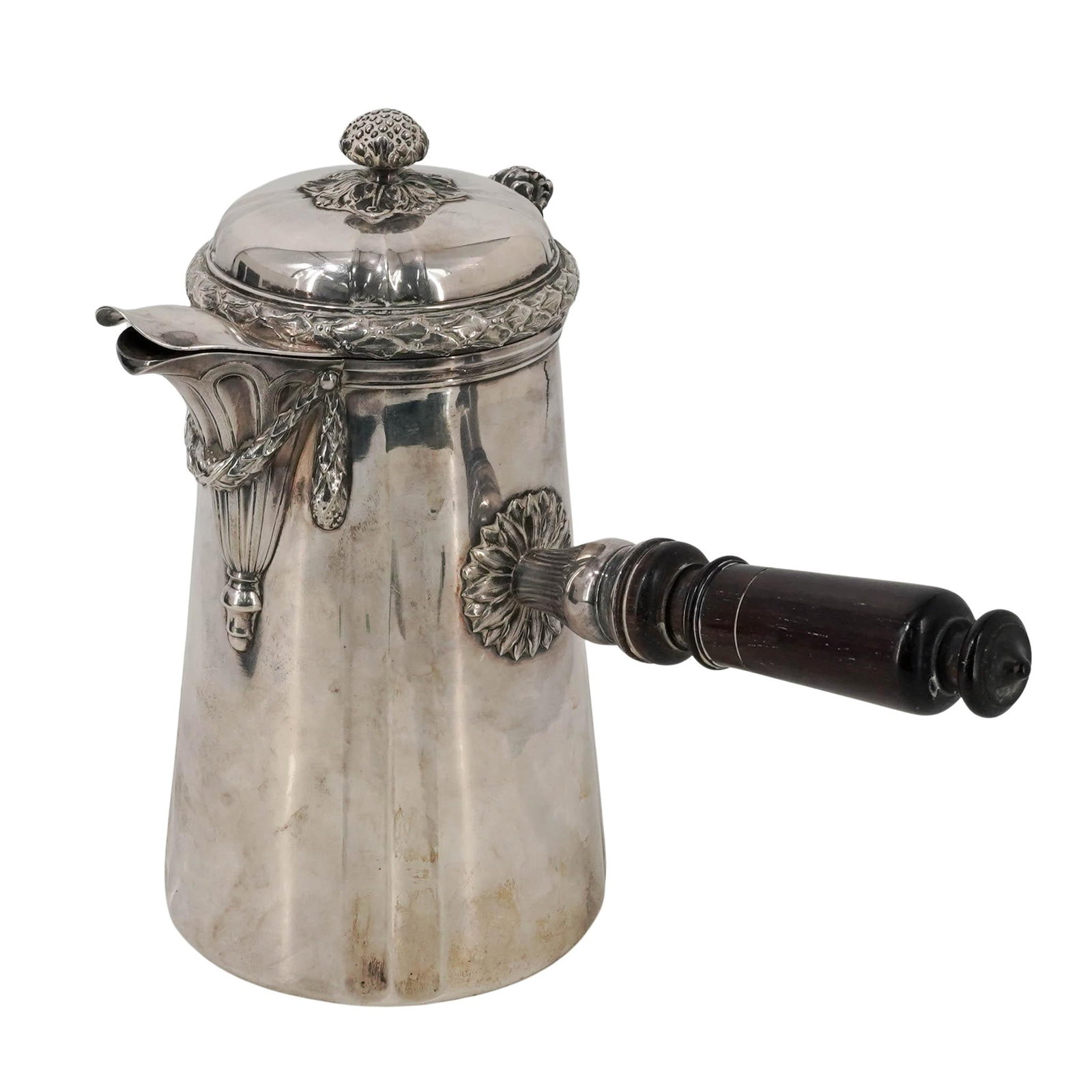 Antique Tetard Freres French 950 Silver Lidded Coffee Pot (1 of 10)